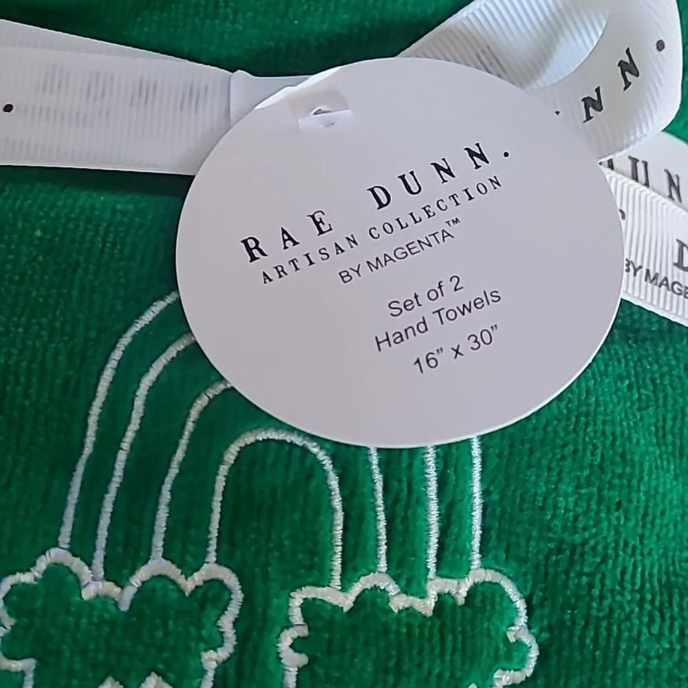 Rae Dunn Lucky Hand Towel Set